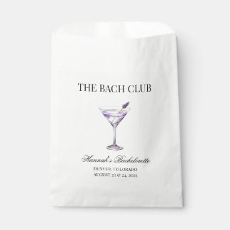 Social Club Lavendel Cocktail Bach Girls Tour Geschenktütchen