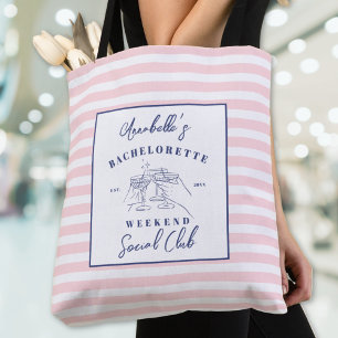Social Club Preppy-Junggeselinnen-Abschied Tasche