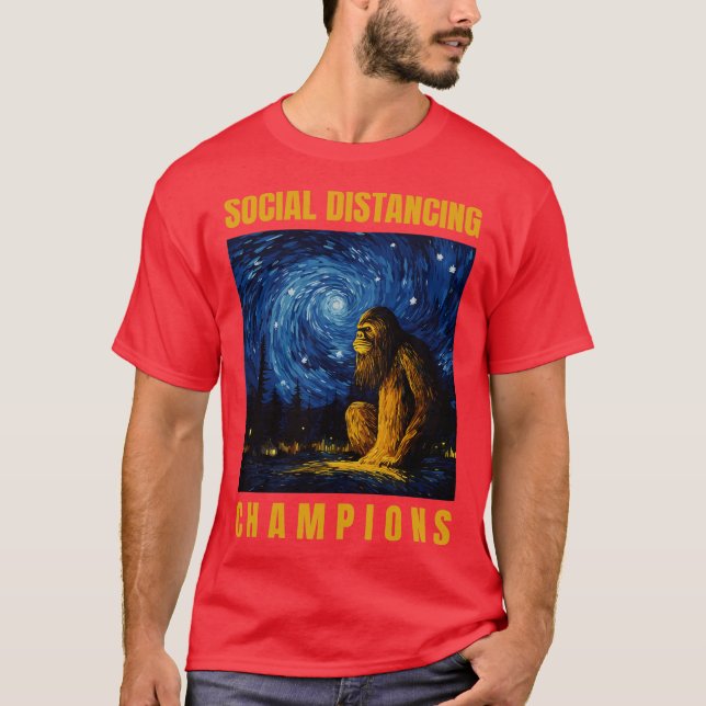 Social Distancing Champions T-Shirt (Vorderseite)