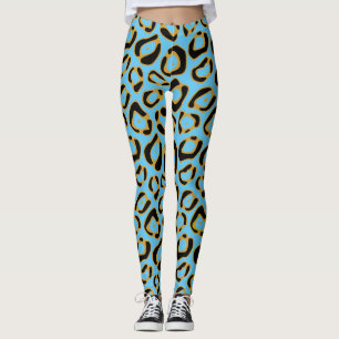 Social Leopard Print Pattern Leggings