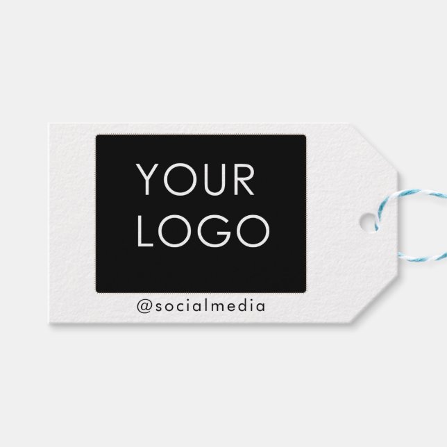 Social Media-Logo für moderne Unternehmen Geschenkanhänger (Vorderseite (Horizontal))