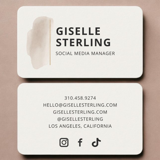 Social Media Manager  Visitenkarte (Von Creator hochgeladen)