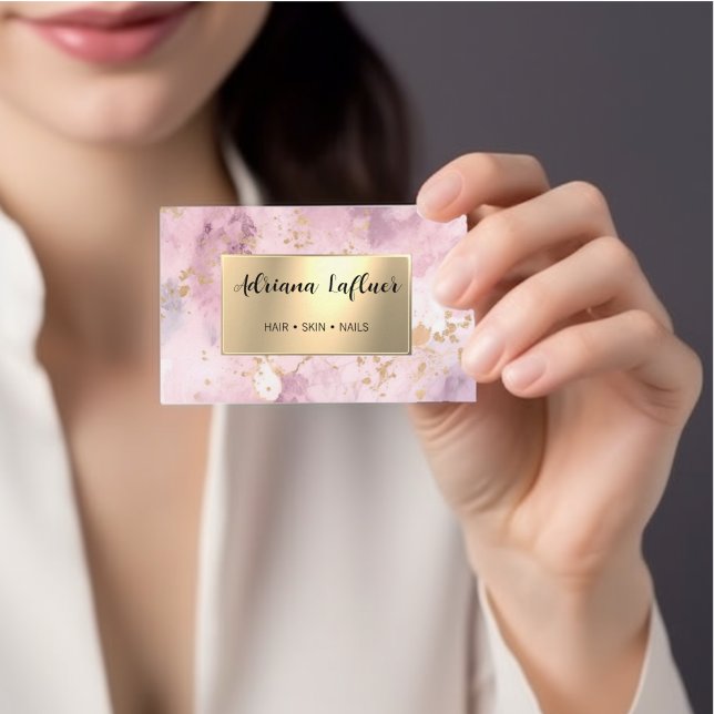 Social Media QR Code Glitzer Gold Modernes Design Visitenkarte (Von Creator hochgeladen)