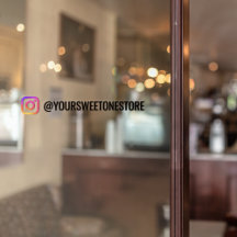 Social-Media-Symbol & Ihr Instagram-Name