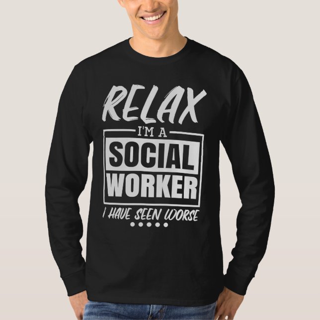 Social Worker for Community and School Social Work T-Shirt (Vorderseite)