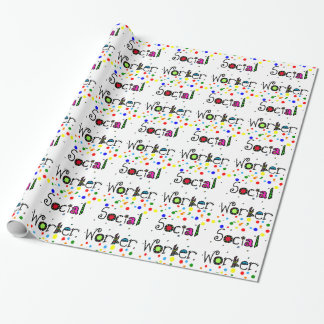 Social Worker Gift Wrapping Paper Geschenkpapier