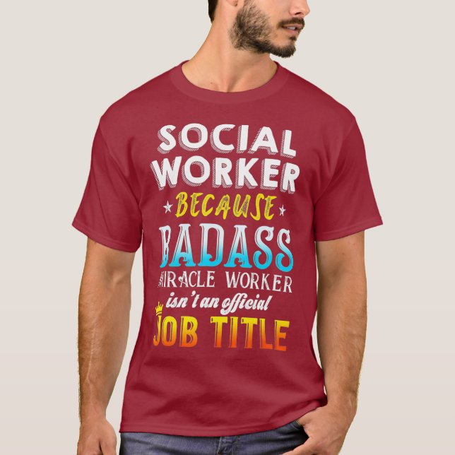Social Worker   Social Work Month Gifts T-Shirt (Vorderseite)