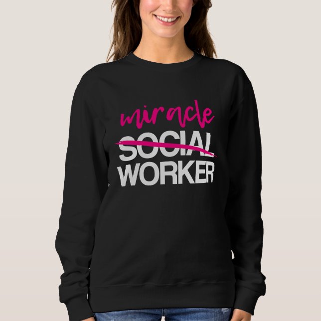 Social Worker Work LCSW MSW Masters Graduation 202 Sweatshirt (Vorderseite)