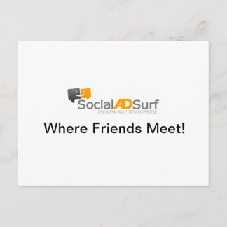 Socialadsurf Post Card! Postkarte