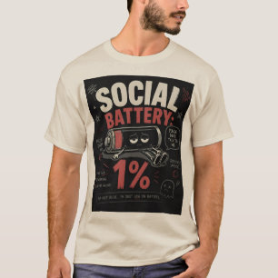 Socialer Akku: 1% T-Shirt