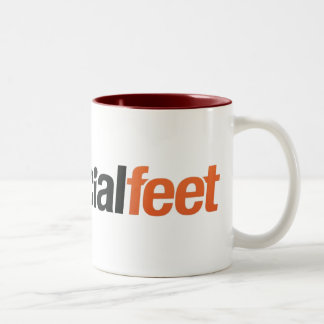 SocialFeet Wecker-Tasse Zweifarbige Tasse