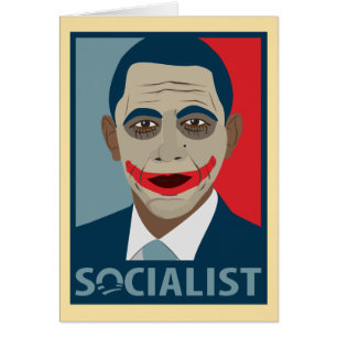 Socialiste de joker d'Anti-Obama