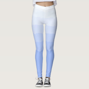 Socialite Blue Grade Ombre Pattern Leggings