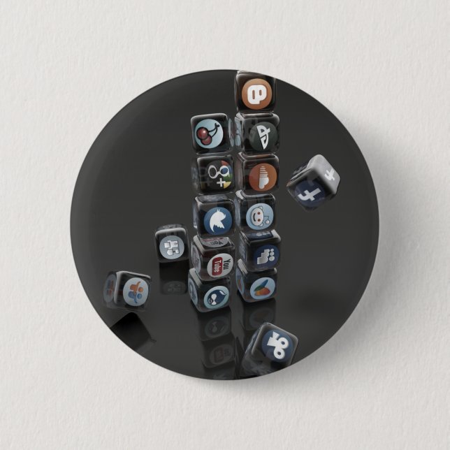 SOCIALUTION - Sozialmedium-Überlastung Button (Vorderseite)