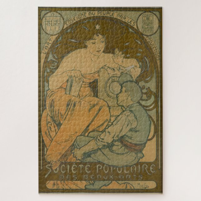 Société Populaire Des Beaux-Arts - Alphonse Mucha (Vertikal)