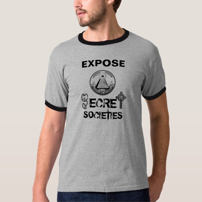 SOCIÉTÉS SECRÈTES d'EXPOSITION de T-shirt 9/11 (Devant)