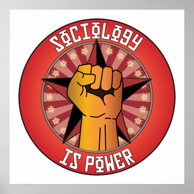 Sociology Is Power Poster (Vorne)