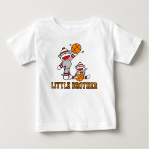 Sock Affen Basketball Little Brother Baby T-shirt