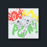 SOCK BAM POW Batman und Robin Leinwanddruck<br><div class="desc">Batman TV Series (1966)</div>