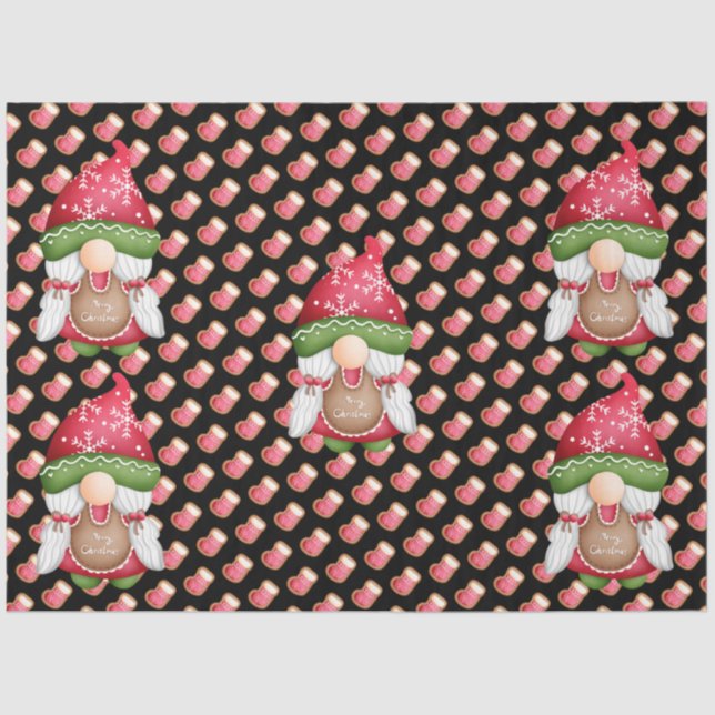 Sock Gnome - Farbe anpassen Seidenpapier (Vorderseite)