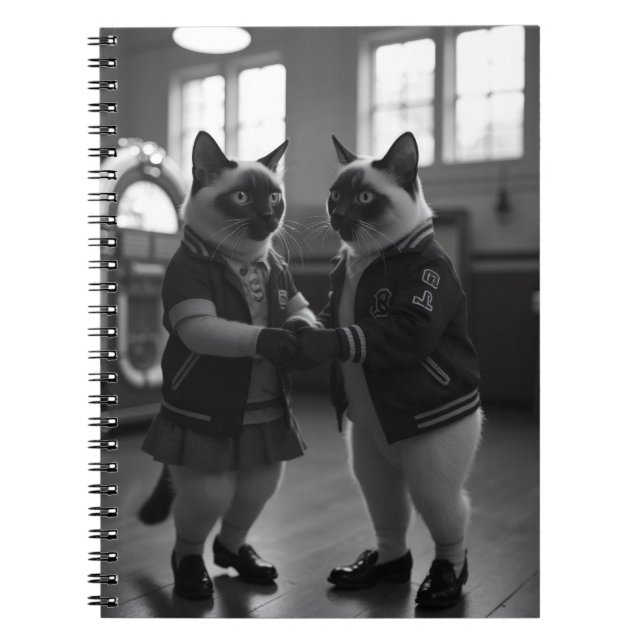 Sock Hop Kätzchen Notizblock (Vorderseite)