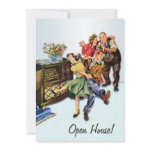 Sock Hop Open House Party Benutzerdefiniert Retro