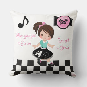 Sock Hop Party/ Old School Coussin Photo de MUJKA
