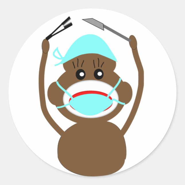 Sock Money General Operation - Adortable Runder Aufkleber (Vorderseite)