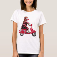 Sock Monkey auf Red Moped