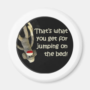 Sock Monkey Beleidigungen Magnet