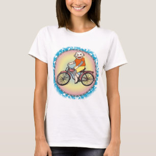 Sock Monkey Bicycle T - Shirt