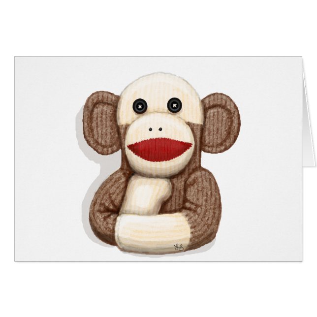Sock Monkey classique (Devant horizontal)