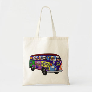 Sock Monkey Friedensbus Tragetasche