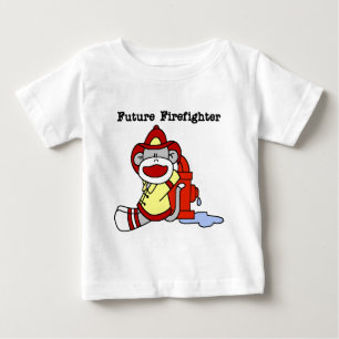 Sock Monkey Futur pompier Tshirts et cadeaux