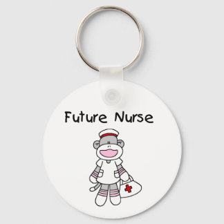 Sock Monkey Future Krankenpflege T - Shirt und Ges Schlüsselanhänger