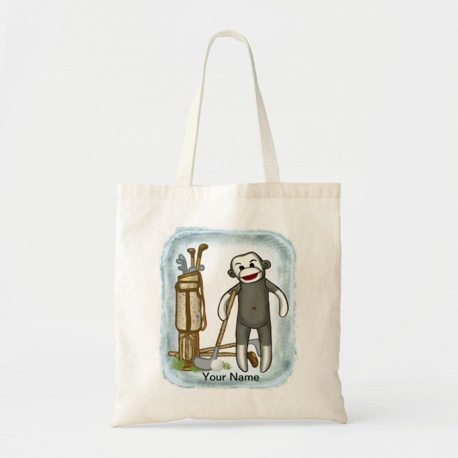 Sock Monkey Golf Sac fourre-tout (Devant)