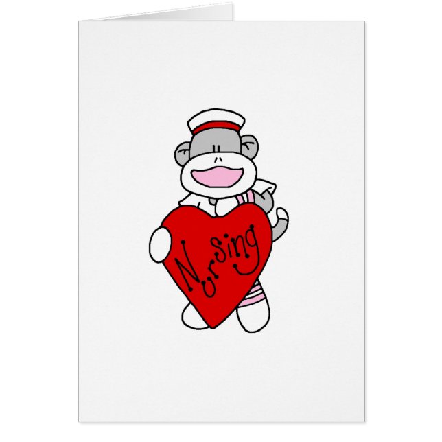 Sock Monkey I Love Nursing T-shirts et cadeaux (Devant)