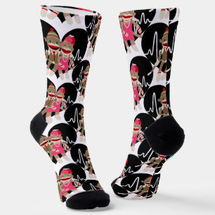 Sock Monkey Liebe Socks Socken