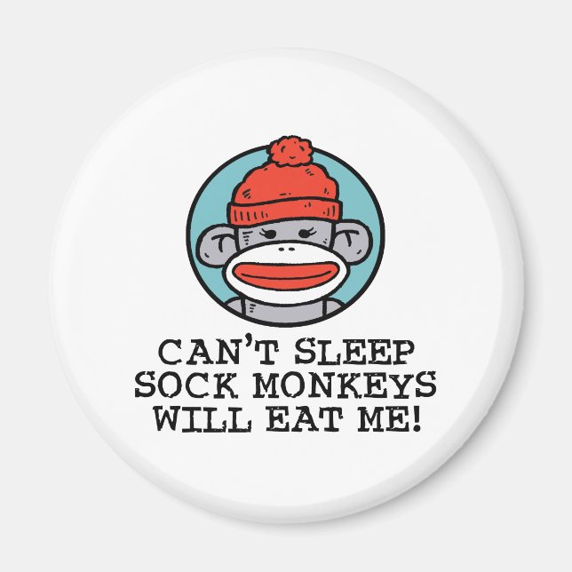 Sock Monkey Magnet (Vorne)