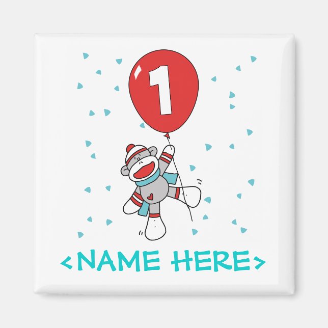 Sock Monkey Magnet (Vorne)