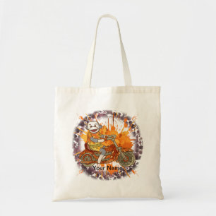 Sock Monkey Motorrad Biker  Tragetasche