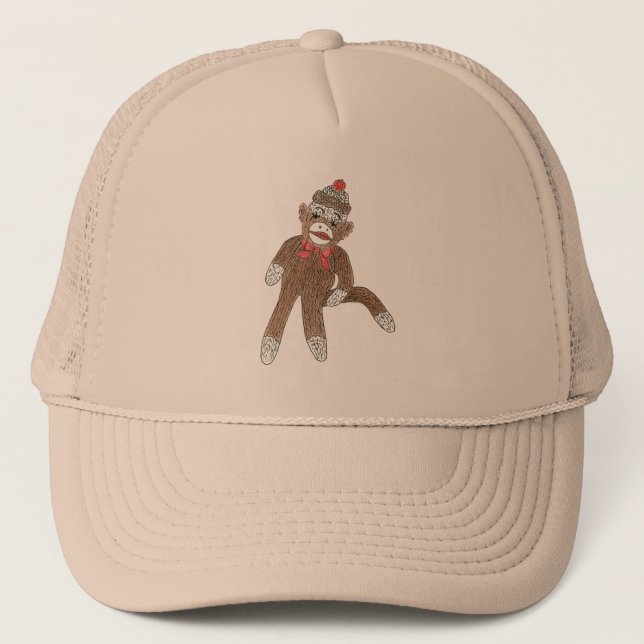 Sock Monkey Mütze (Vorderseite)