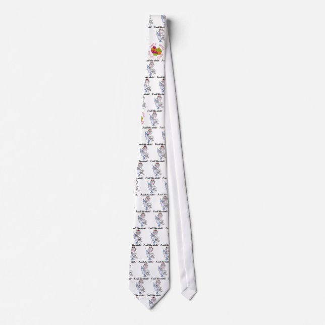 Sock Monkey Nurse I Call the Shots Geschenke Krawatte (Vorderseite)