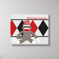 Sock Monkey Personalisiert