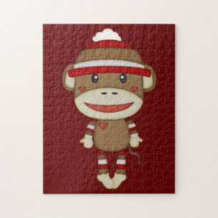 Sock Monkey Retro Family Fun Spiel