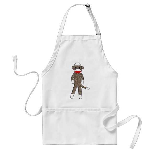 Sock Monkey Schürze (Vorne)