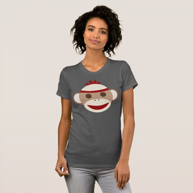 Sock Monkey Shirt für Frauen (Vorne ganz)