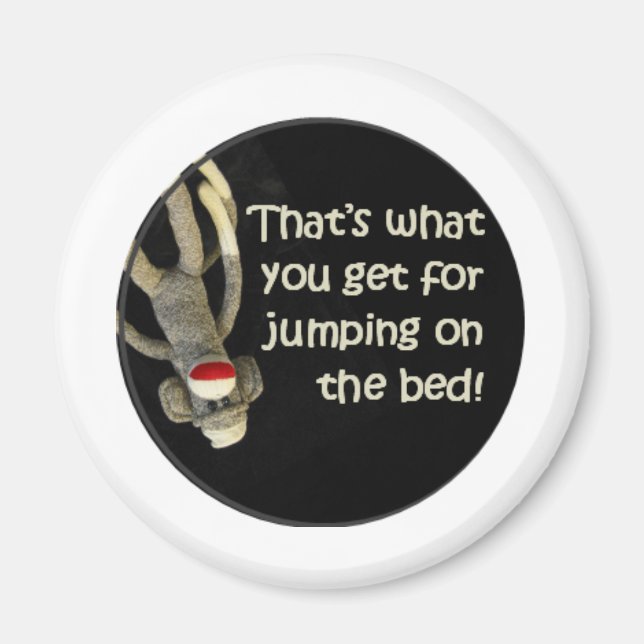 Sock Monkey Slurs Magnet (Vorne)