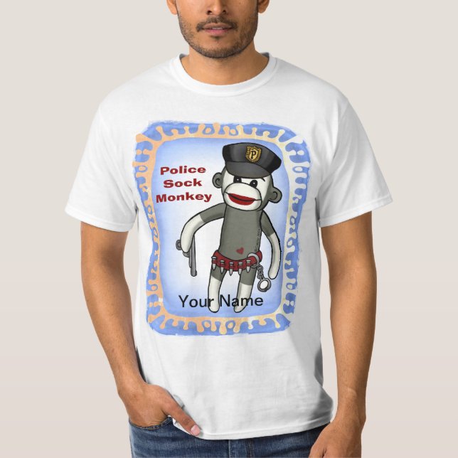 Sock-Monkey-T - Shirt (Vorderseite)