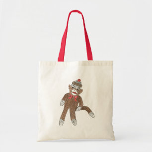 Sock Monkey Tote Bag Tragetasche